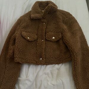 Crop Top Fleece Jacket